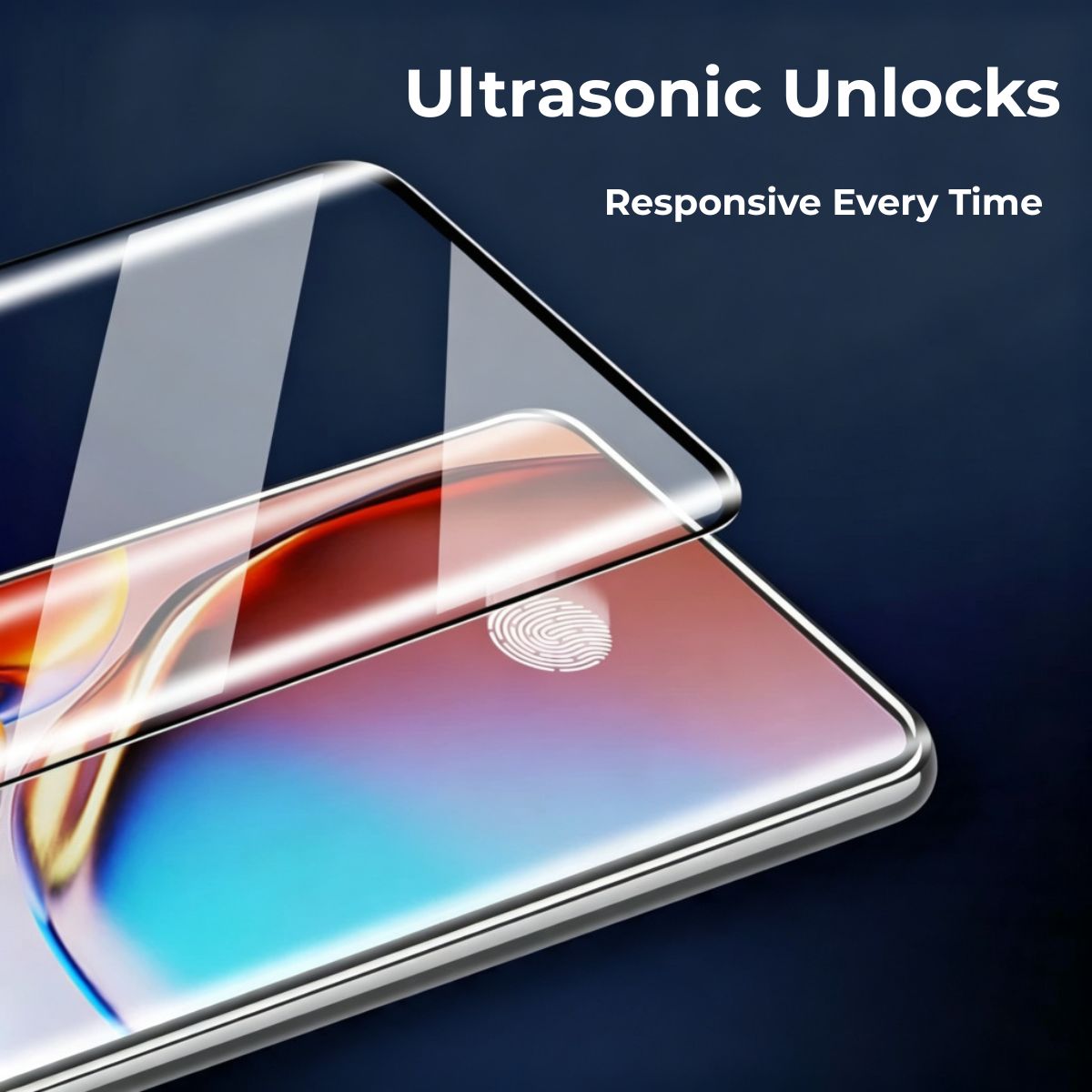 3D Cured Full Glue Glass — edge fit on curved device