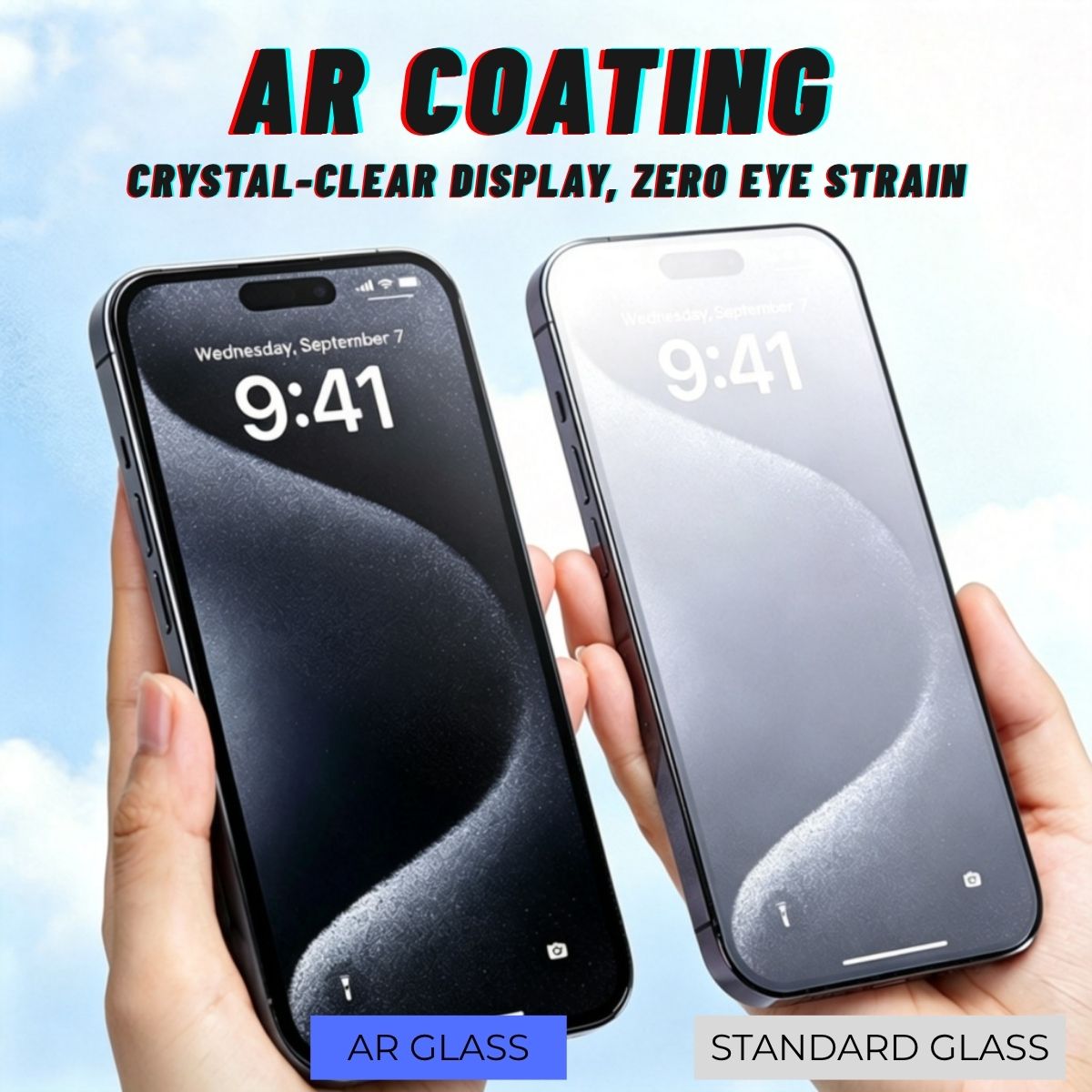 AR Glass — anti-reflection clarity