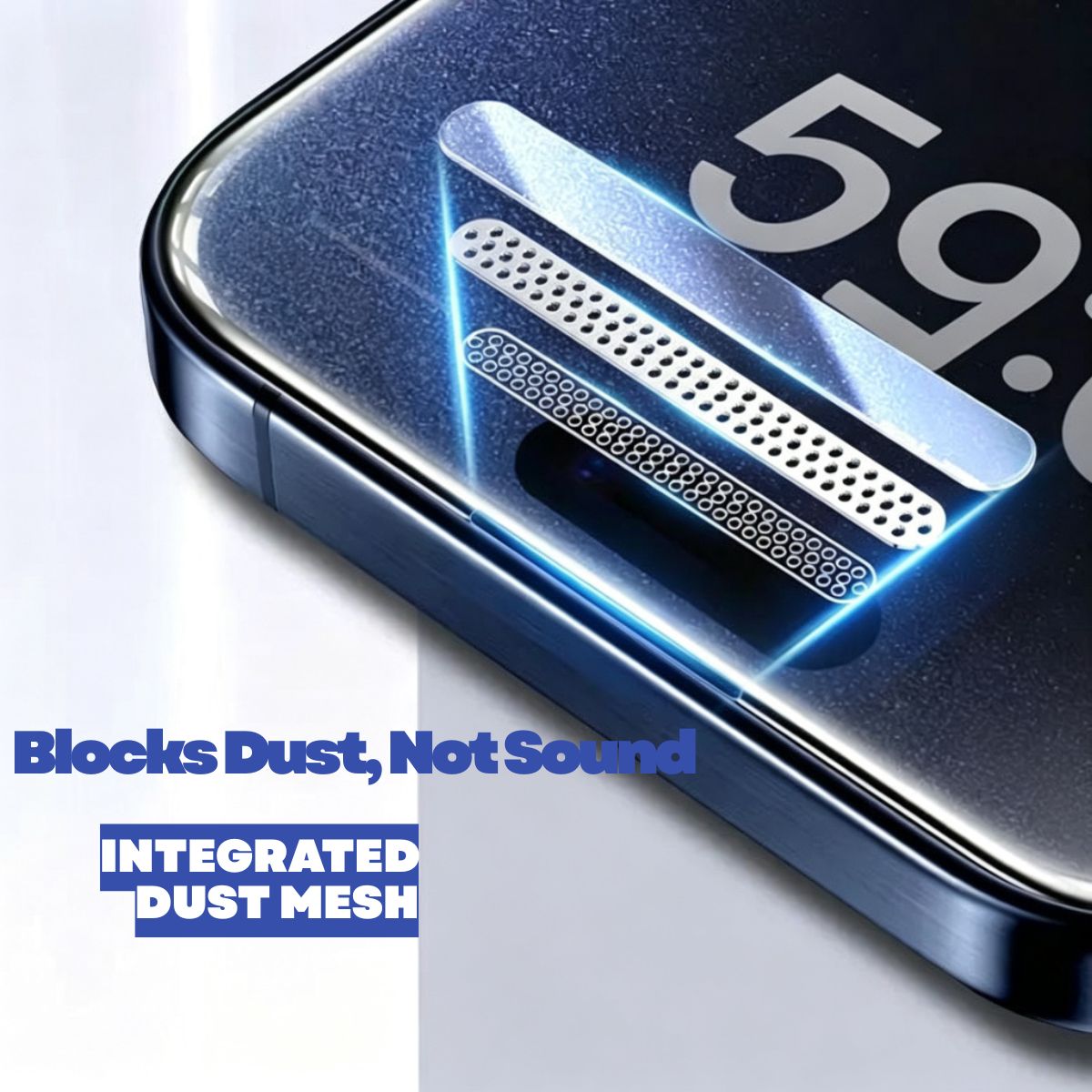 HD Borderless — blocks dust, not signal