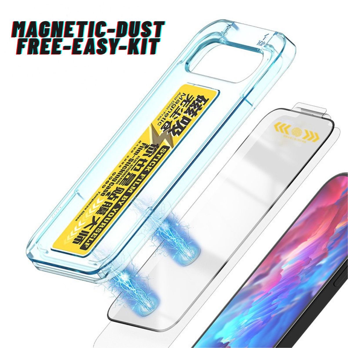 HD Silkprint 2X with Magnetic Dust-Free Kit — alignment frame detail