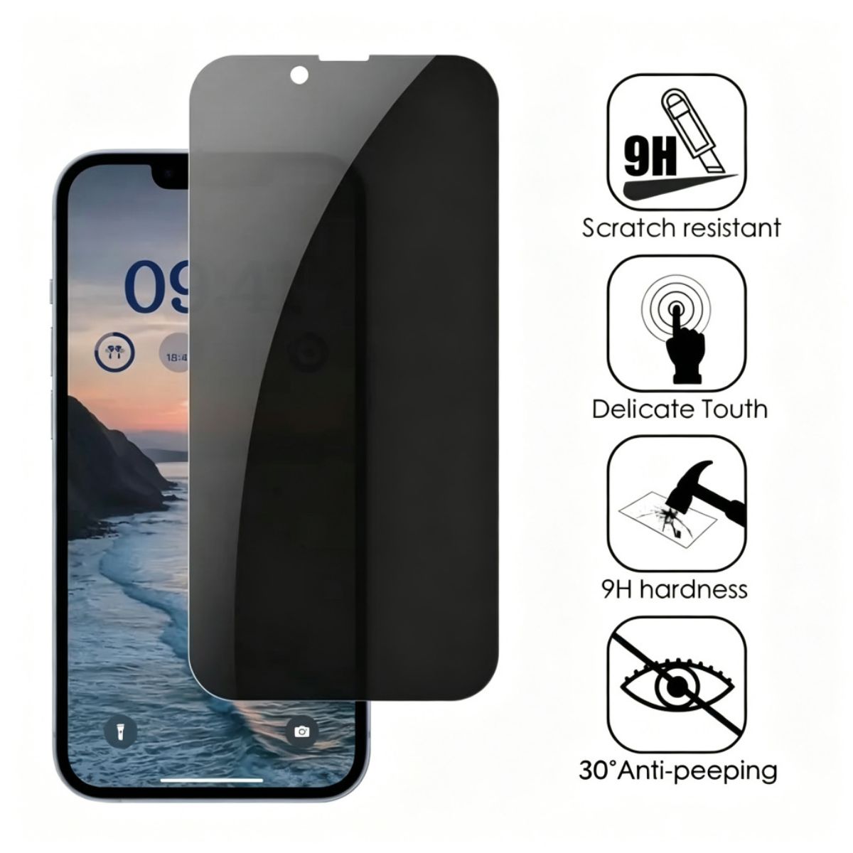 Privacy 30° — edge detail