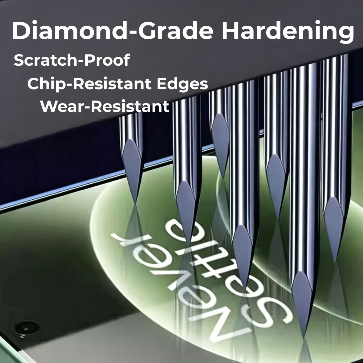 Ultrasonic Unlock Glass — fingerprint unlock in use