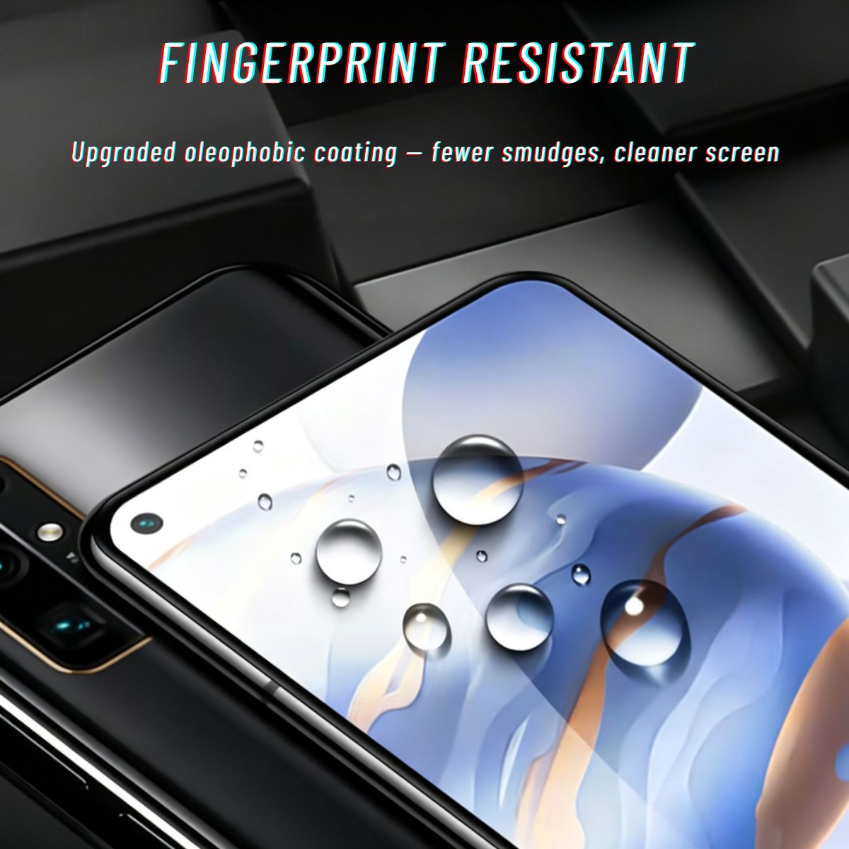 Ultrasonic Unlock Glass Pro — edge fit on device