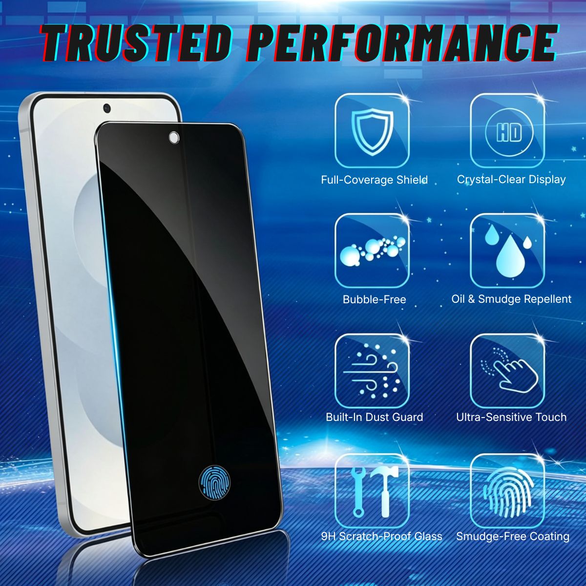 Ultrasonic Unlock Privacy Glass — privacy angle detail