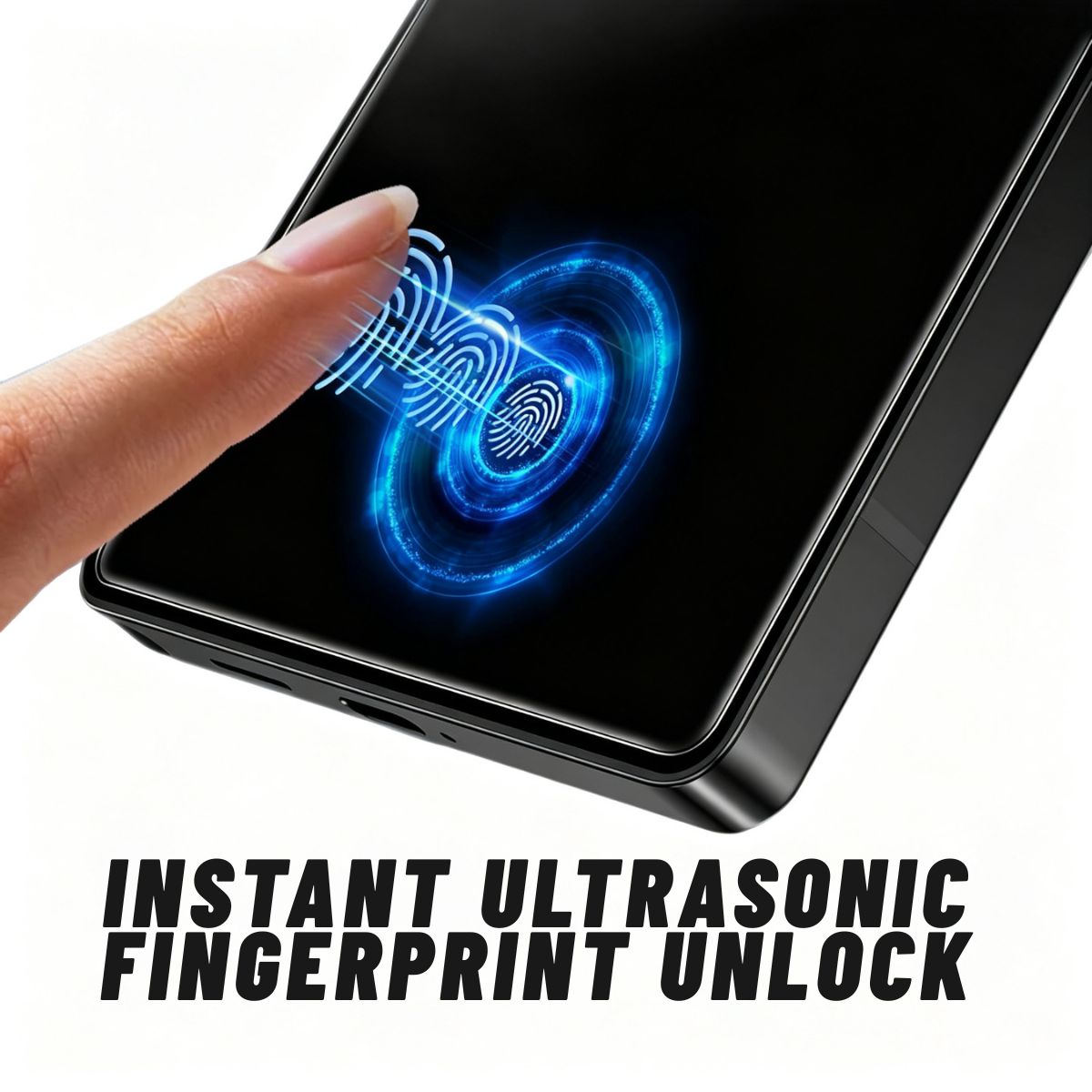 Ultrasonic Unlock Privacy Glass — sensor window detail